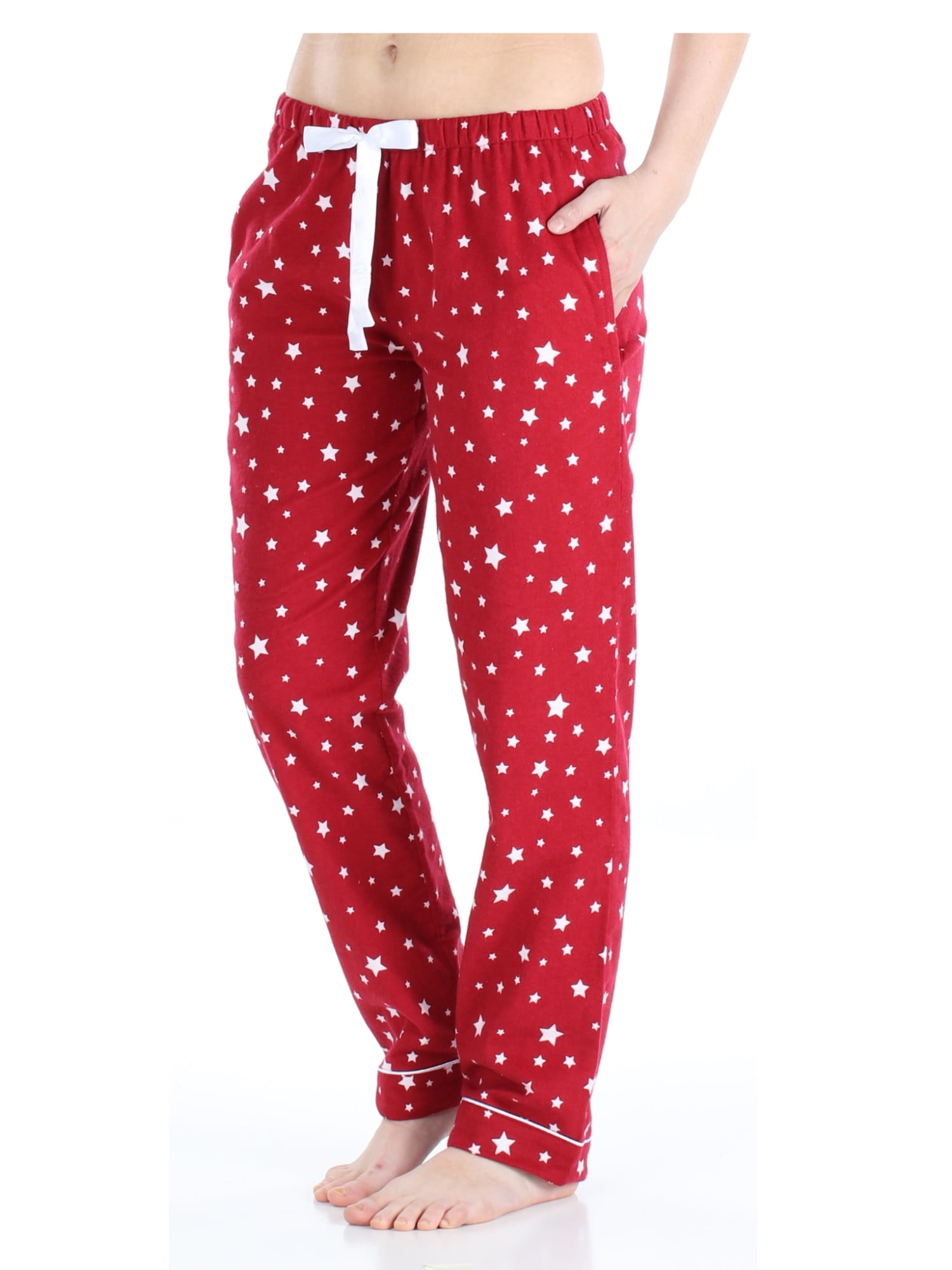 PajamaMania Women and Women's Plus Flannel Pants, Female Sleep Pant ...