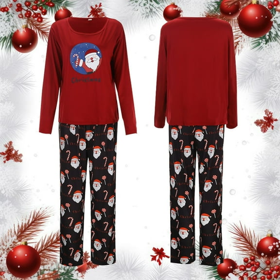 Pajamas 2 PC Set Soft Pajama Long Sleeve Two Piece Wear Cozy Sleepwear For Home Relaxation Comfortable Nightwear Outfit