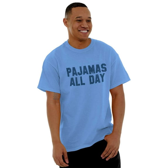 Pajamas All Day Slacker Lazy Men's Graphic T Shirt Tees Brisco Brands L