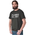 thumbnail image 1 of Pajamas All Day Slacker Lazy Men's Graphic T Shirt Tees Brisco Brands M, 1 of 6
