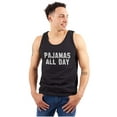 thumbnail image 1 of Pajamas All Day Slacker Lazy Tank Top T Shirts Men Women Brisco Brands X, 1 of 6