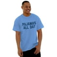thumbnail image 1 of Pajamas All Day Slacker Lazy Plus Size Crewneck Graphic Tee Shirt Brisco Brands 3X, 1 of 3