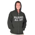 thumbnail image 1 of Pajamas All Day Slacker Lazy Zip Up Hoodie Men's Women's Brisco Brands S, 1 of 6
