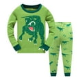 thumbnail image 1 of Pajamas Boys Dinosaur Pajamas Crewneck Long Sleeve Cozy Nightwear Kids Christmas Pajamas 9-10 Years, 1 of 2