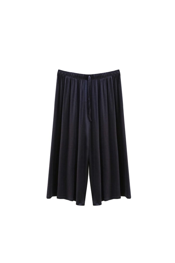 Pajamas Capris for Women Summer Comfortable Lounge Sleepwear Casual Loose Fit Drawstring Pull on Pj Bottoms