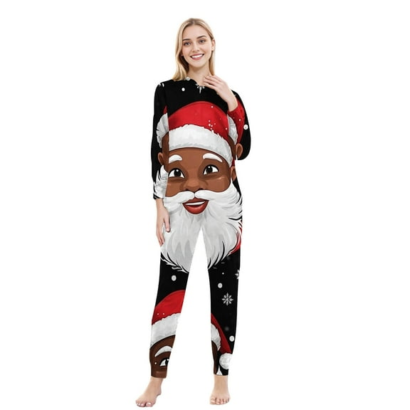 Pajamas Christmas Cozy Christmas Hooded Pajamas Christmas Family Sleepwear Hooded Onesie Sleepwear with Christmas Print Mom
