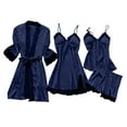 thumbnail image 1 of Pajamas For Women Set Christmas Lace Women Dress Sleepwear Robe Nightdress Set Pajama Set, 1 of 5