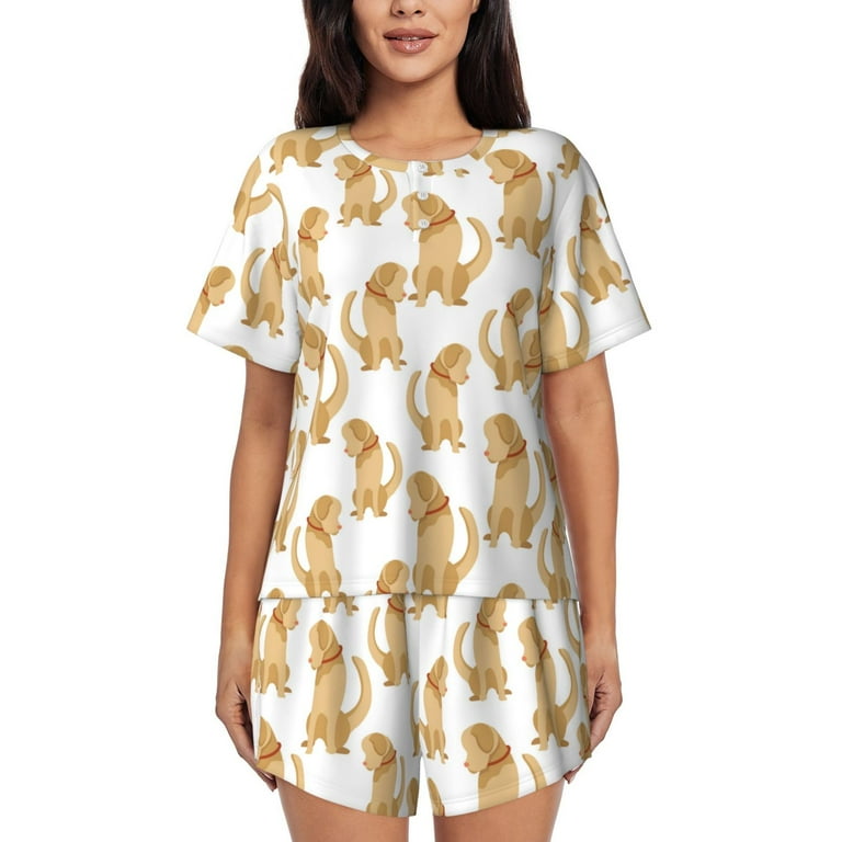 2 Piece Chocolate Lab PJ Set 2 Piece Chocolate Lab PJ Set