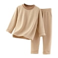 thumbnail image 1 of Pajamas Girls Graphic Pajama Crewneck Long Sleeve Kids Sleepwear Sets Thanksgiving Pajamas Kids 8-9 Years, 1 of 6
