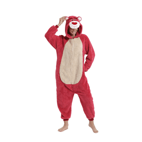 Pajamas Halloween Unisex Adult Onesie Cosplay Cartoon Mens Womens Flannel Party Stitch Jumpsuits