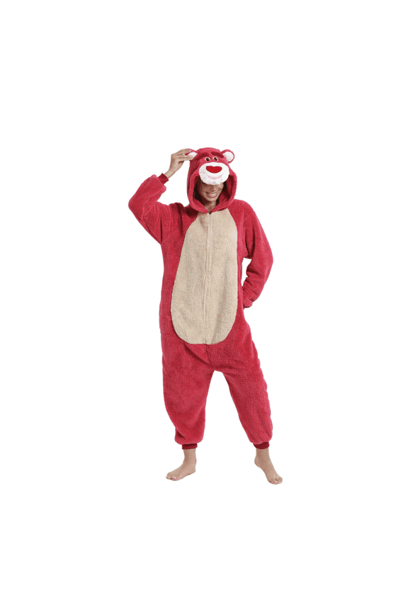 Pajamas Halloween Unisex Adult Onesie Cosplay Cartoon Mens Womens Flannel Party Stitch Jumpsuits