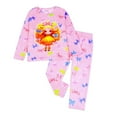 thumbnail image 1 of Pajamas for Kids Toddler Kids Baby Boys Girls Pajamas Long-Sleeve Long Pants Snug-Fit Cotton Pajama Set Cartoon Cute Fashion Personality Print Long Sleeve Top Trousers Outfits Set, 1 of 2