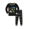 thumbnail image 1 of Pajamas for Kids Toddler Kids Baby Boys Girls Pajamas Long-Sleeve Long Pants Snug-Fit Cotton Pajama Set Cartoon Cute Fashion Personality Print Long Sleeve Top Trousers Outfits Set, 1 of 5