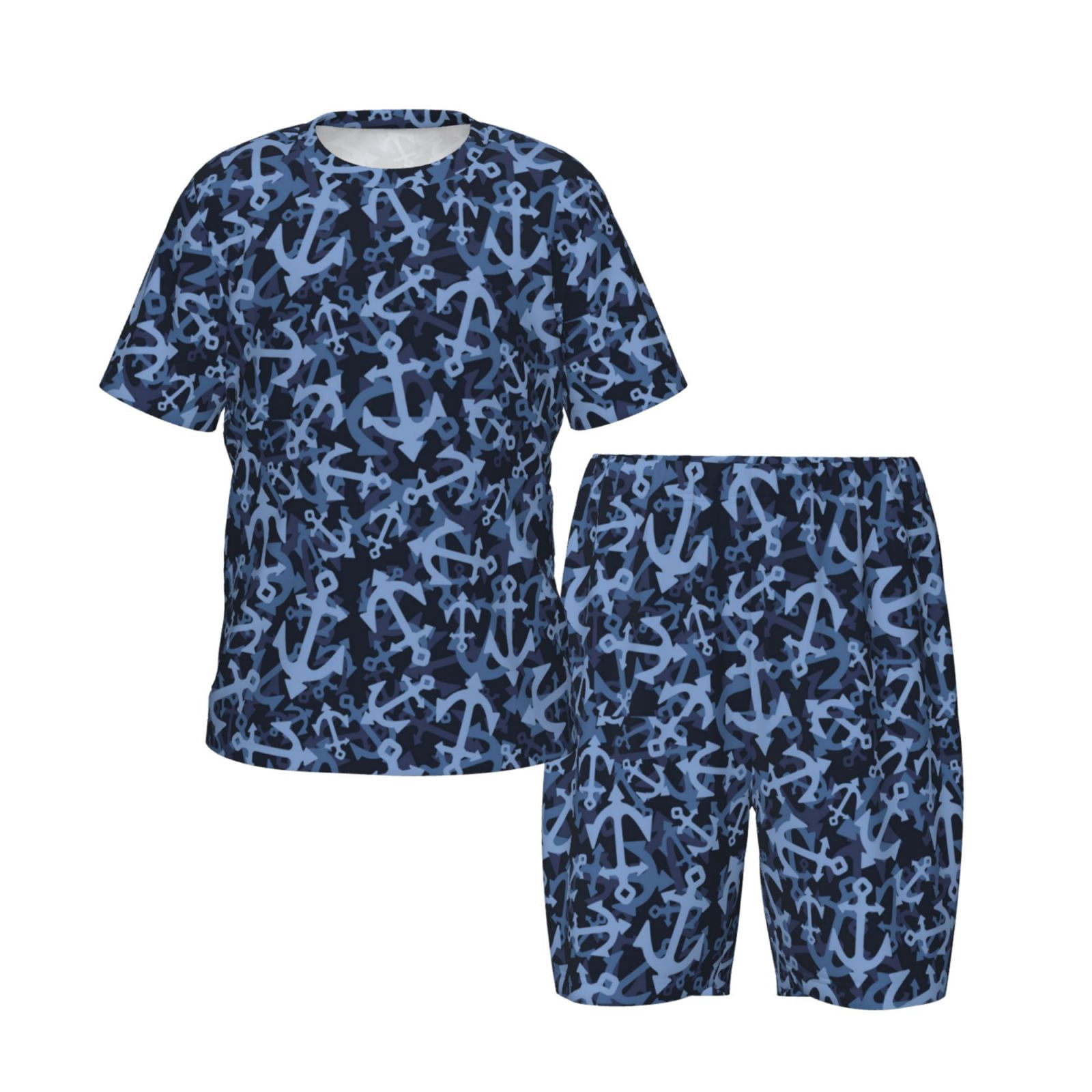 Blue Shell Print Kid's Pajamas main image 1