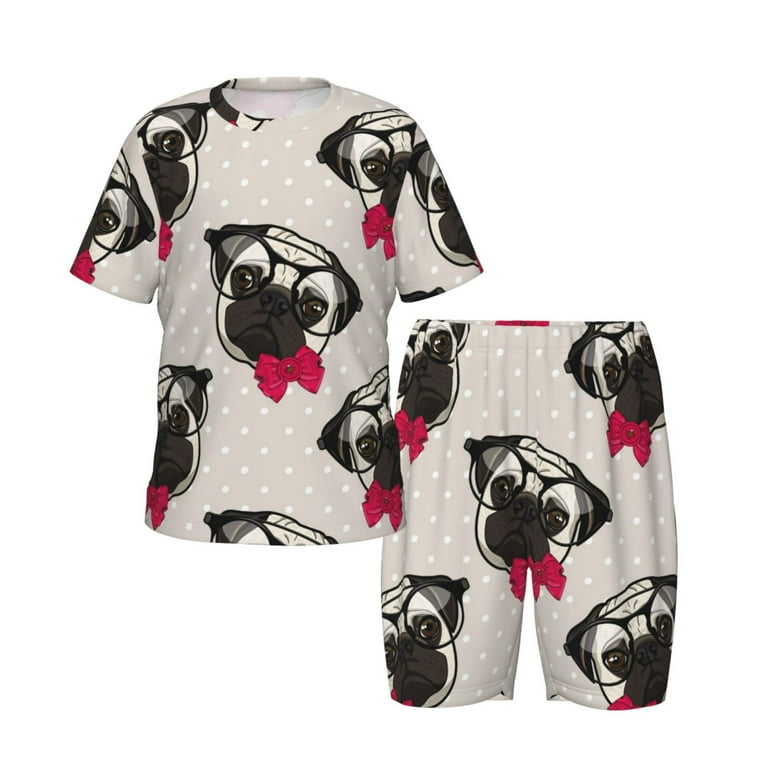 2 Piece Pug Children's Pajama Set 2 Piece Pug Children's Pajama Set