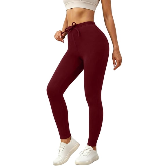 Women Workout Out Pocket Leggings With Fleece Fitness Sports Running Yoga Pants