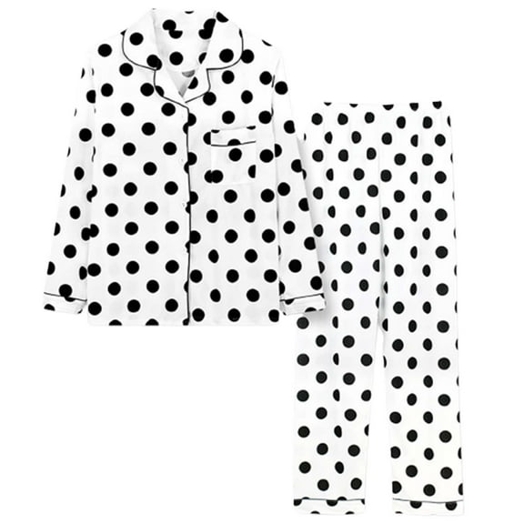 Pajamas Women Autumn And Winter Long Sleeve Lapel Vest Suit Trousers Plus Size Home Service, Plus Size Loose-Fit Pajama Sets for Comfort, Long Sleeve Modal Pajama Sets with Elastic Cuffs