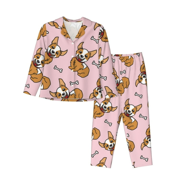 2 Piece Corgi PJ Set - Cartoon 2 Piece Corgi PJ Set - Cartoon