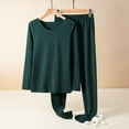 thumbnail image 1 of Pajamas Women's Long Sleeve Pj Set Soft 2 Piece Loungewear Sleepwear with Jogger Pants,Army Green,L, 1 of 3