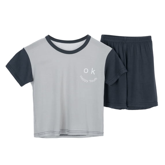 Pajamas for Girls Pjs Set Kids 2Pcs Button-Down Nightwear Sleepwear Pajamas for Girls Soft Short Sleeve Sleepwear Kids Nightwear