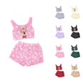 thumbnail image 1 of Pajamas for Women – Home Loungewear Set Women's Christmas Printing Two Piece Set Tank Top And Shorts Comfortable Sleepwear And Loungewear Outfit, 1 of 4