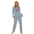 thumbnail image 1 of Pajamas for Women Set Highland Cattle Printed Soft Pjs Outfits Shirts and Pants Homewear Sets, 1 of 4