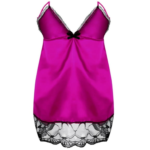 Pajamas for Women Set Lightweight Durable Soft Cozy Large Size Sling Skirt Dress Nightdress Red Sleepwear Sizes 6XL