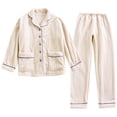 thumbnail image 1 of Pajamas for Women Set Women'S Winter Pajamas Warm Home Clothing Thickened and Loose Fitting Casual Two-Piece Set Womens Loungewear Set, 1 of 9