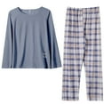 thumbnail image 1 of Pajamas for women set Polyester,Spandex M 1 Piece Blue Lightweight Summer Pajamas and Fall pajamas, 1 of 5