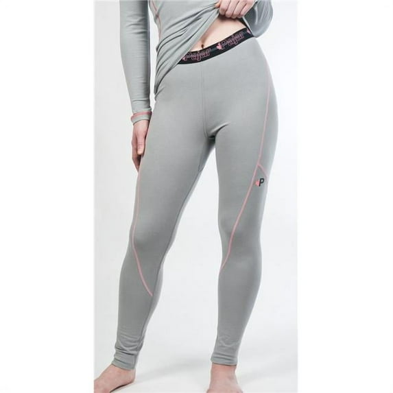 Pajar PAJPW3105GR-XL Female Merino Wool Long Underwear, Grey - Extra Large