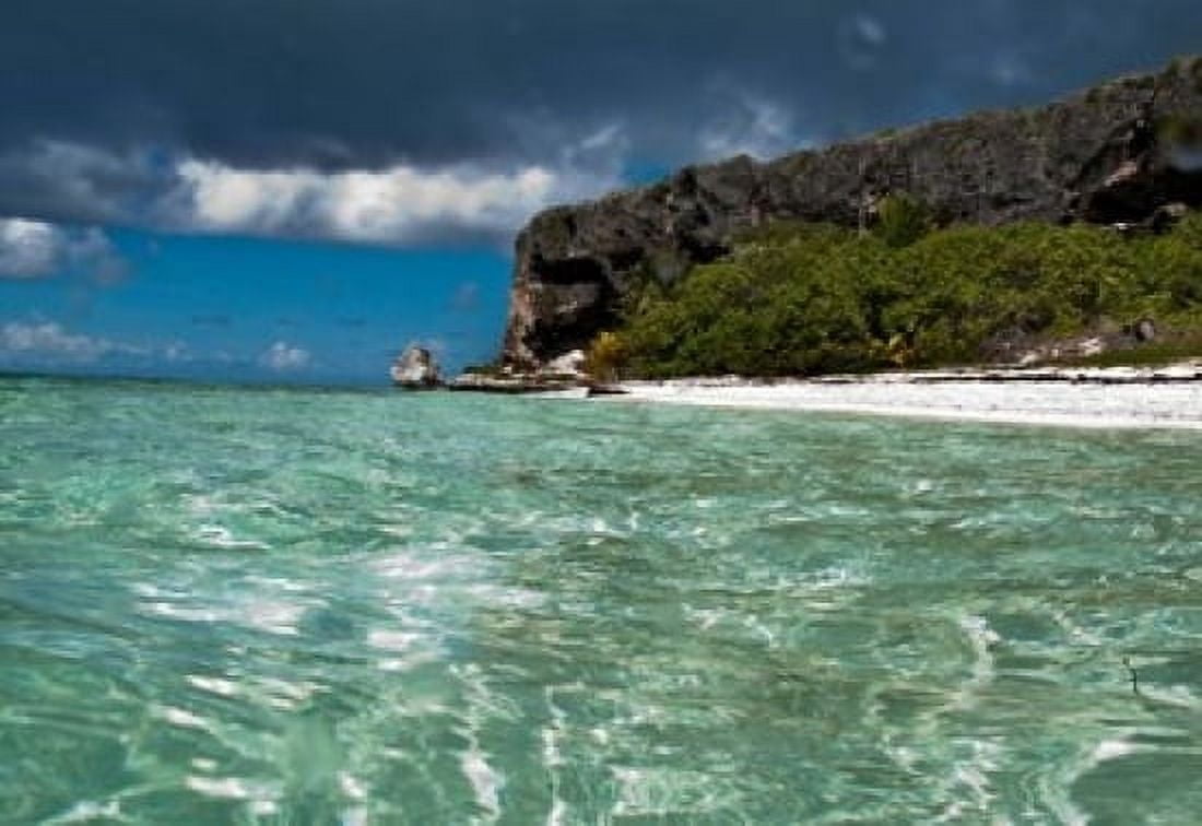 Pajaros beach in Mona Island Puerto Rico Caribbean Canvas Art - Maresa Pryor DanitaDelimont (36 x 24)