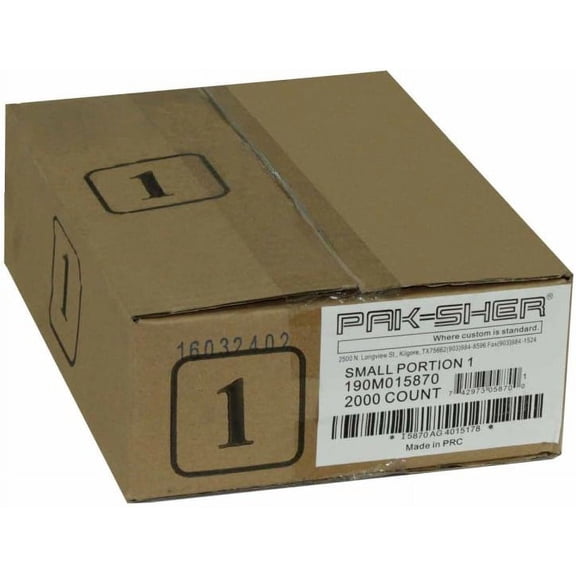 Pak Sher 6.37 x 7 inch Food Storage Portion Bag, 1 Pound -- 2000 per case.