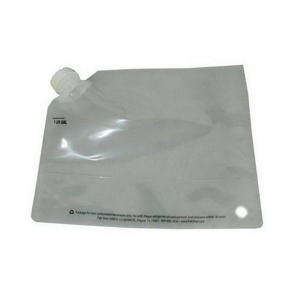 Pak-Sher 9003 Cateraid Clear 1 Gallon Beverage Bag - 50 / CS