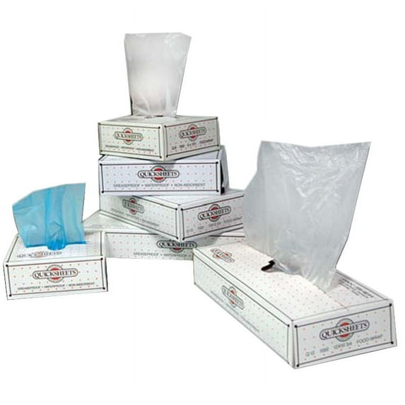 Pak-Sher QuickSheet Q-15 HDPE Interfolded Bakery Deli Tissue Natural, 15" Length x 10.75" Width | 1000/Case