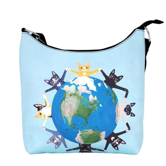 Pakapalooza Cat World Shoulder Bag