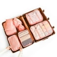 thumbnail image 1 of Pakasept Packing Organizers Compression Cubes, Pink, 8 Bags, 1 of 11