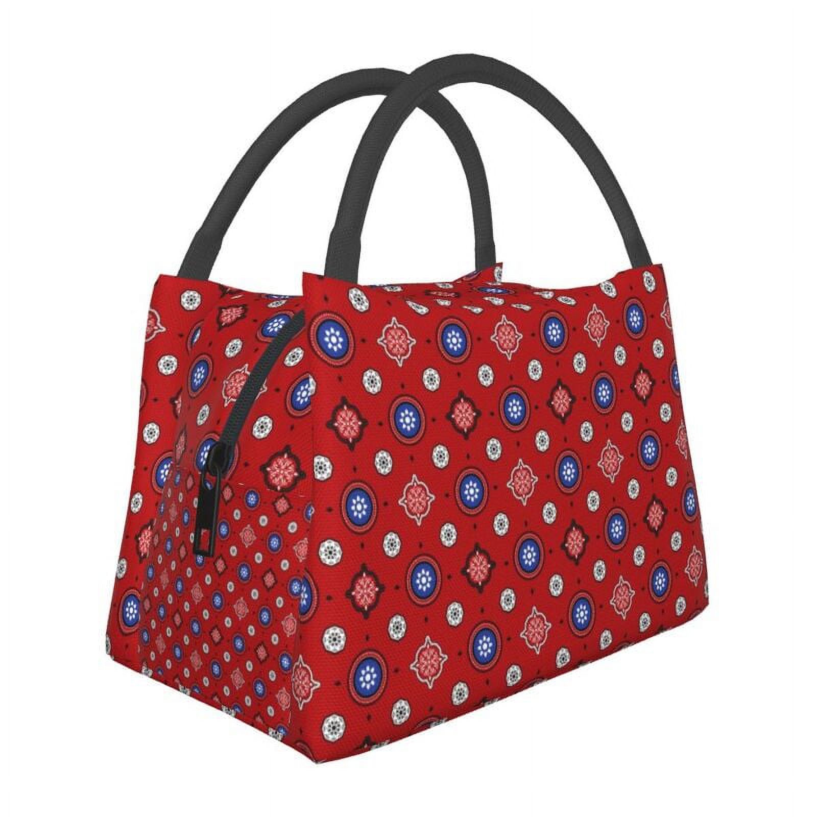 Pakistan Ajrak Pattern Lunch Boxes Women Ethnic Tribe Art Thermal ...