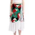 thumbnail image 1 of Pakistan Chic Chiffon Women's Beach Summer Dress with Polyester Straps, 1 of 1
