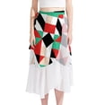 thumbnail image 1 of Pakistan Chic Chiffon Women's Beach Summer Dress with Polyester Straps, 1 of 6