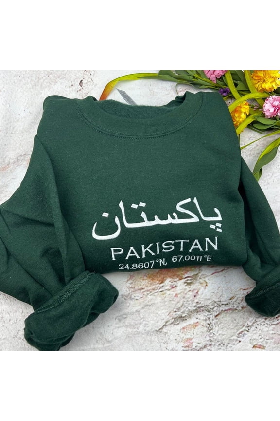 Pakistan Embroidered Sweatshirt