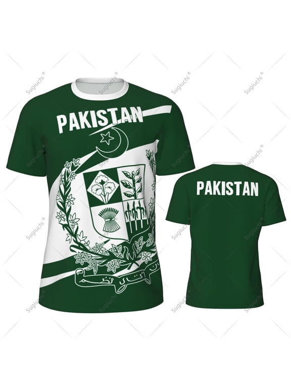 Pakistan Flag Men Sports T-shirt Women Tees jersey for Soccer Football Running Bike Tennis Fitness Fans
