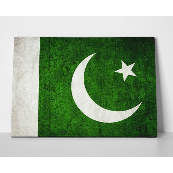 Pakistan Flag Poster or Wrapped Canvas