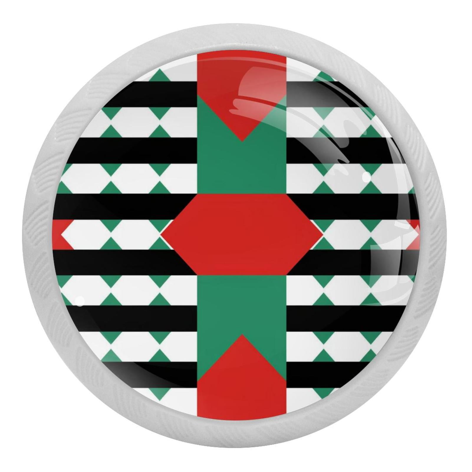 Pakistan Fluorescent Drawer Pulls Round 4Pack GlowintheDark