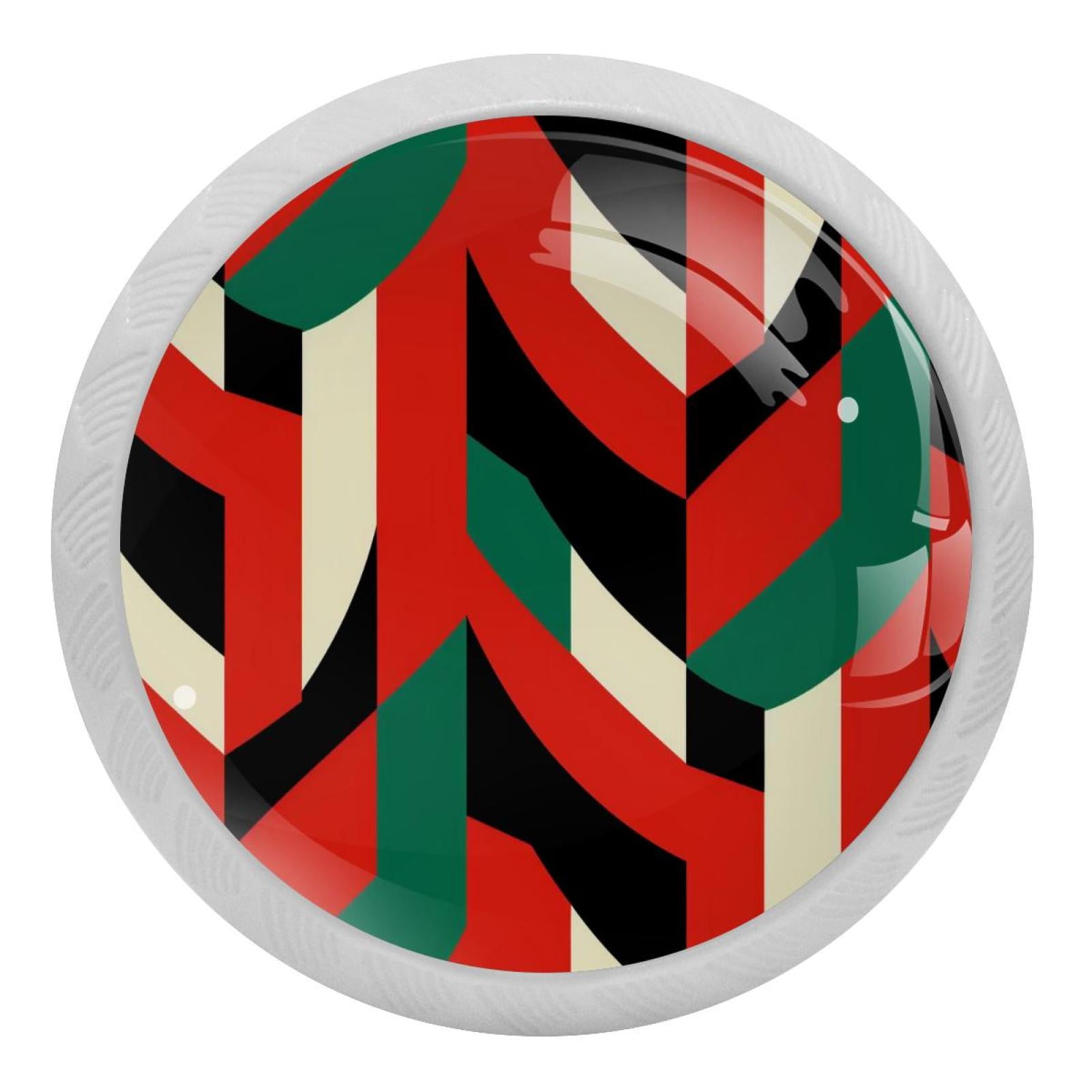 Pakistan Fluorescent Drawer Pulls with Screws Round 4Pack, Glowin