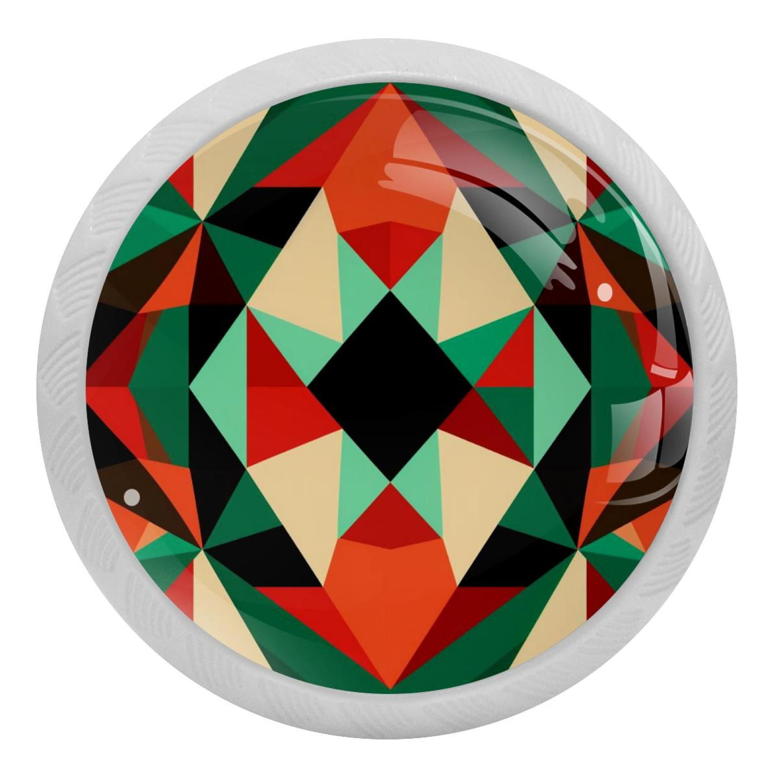 Pakistan Fluorescent Drawer Pulls with Screws Round 4Pack, Glowin