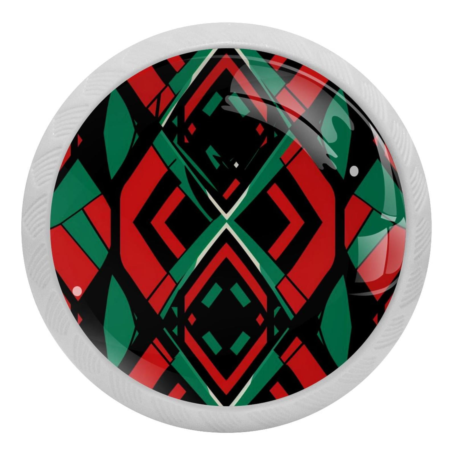 Pakistan Fluorescent Drawer Pulls with Screws Round 4Pack, Glowin