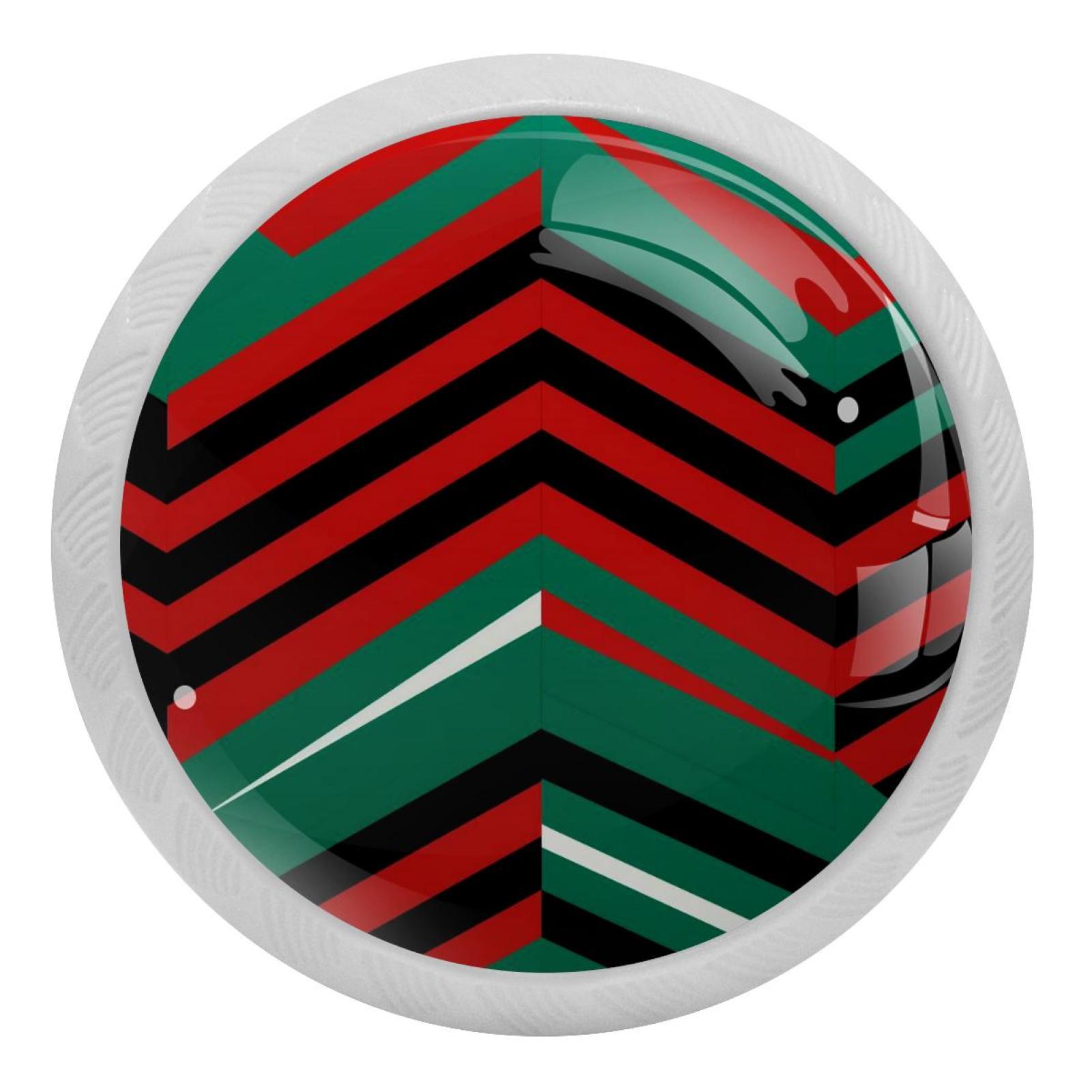 Pakistan Fluorescent Drawer Pulls with Screws, Round 4Pack, Glowin