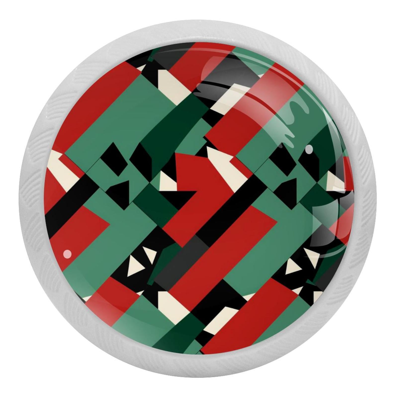 Pakistan Fluorescent Drawer Pulls with Screws Round 4Pack, Glowin