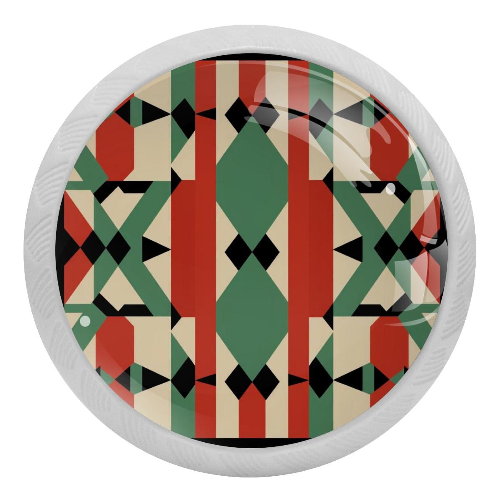 Pakistan Round GlowintheDark Knobs with Screws 4 Pack