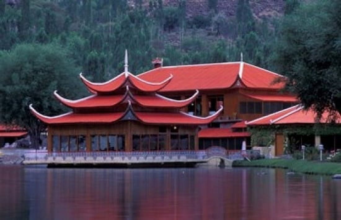 Pakistan Skardu Region Shangri La Lodge Canvas Art - Gavriel Jecan DanitaDelimont (36 x 24)